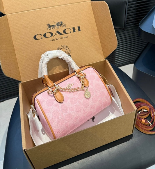 Pink coach bag