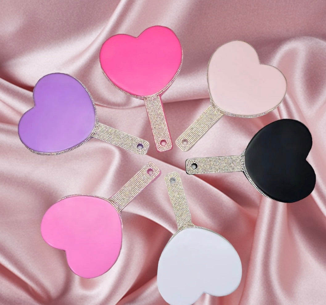 Barbie pink bling mirror